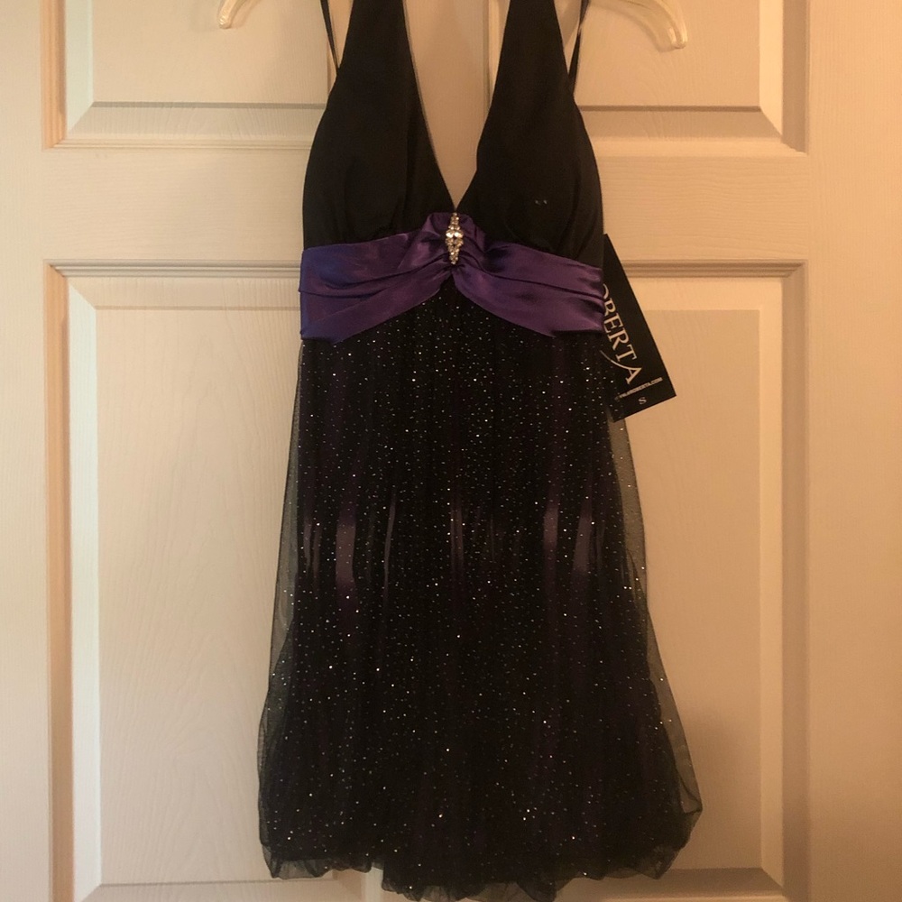 NWT: Black sparkle formal dress